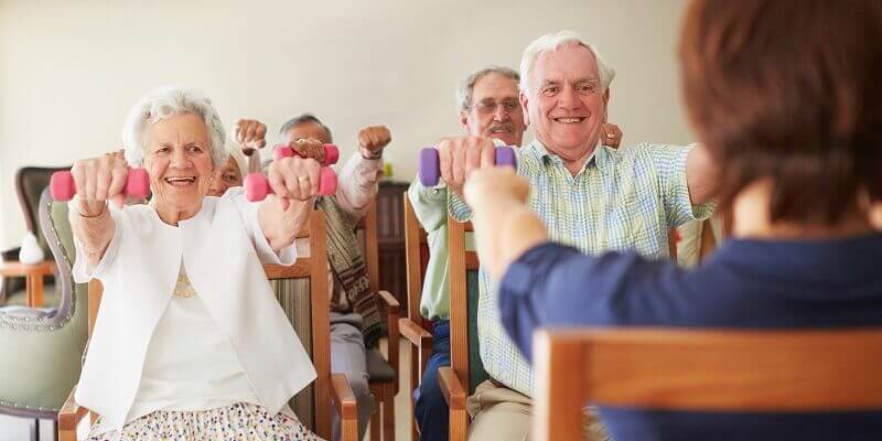 تاثیر ورزش بر ناتوانایی سالمندان