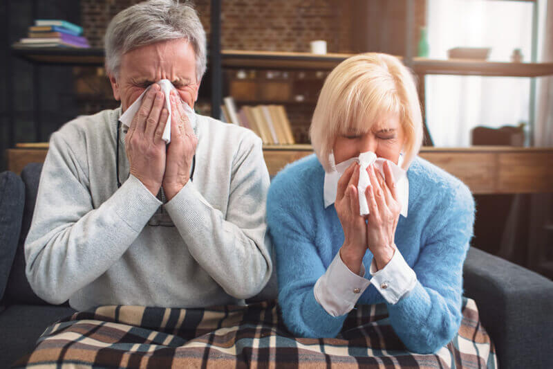 تفاوت آنفولانزا و سرماخوردگی در سالمندان