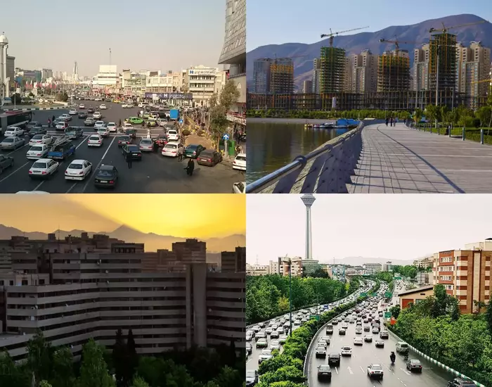 مناطق تحت پوشش آسانیسم برای پرستار سالمند در غرب تهران